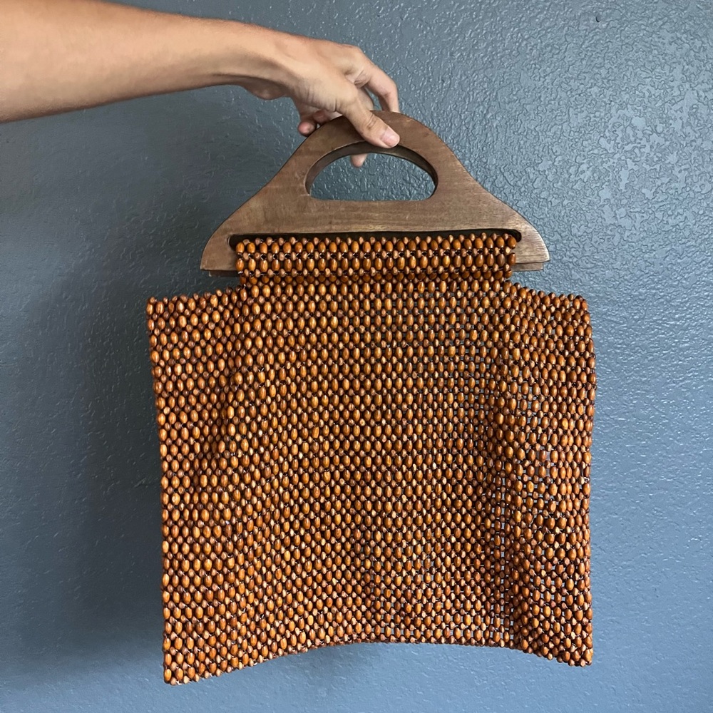 Vintage style bead bag